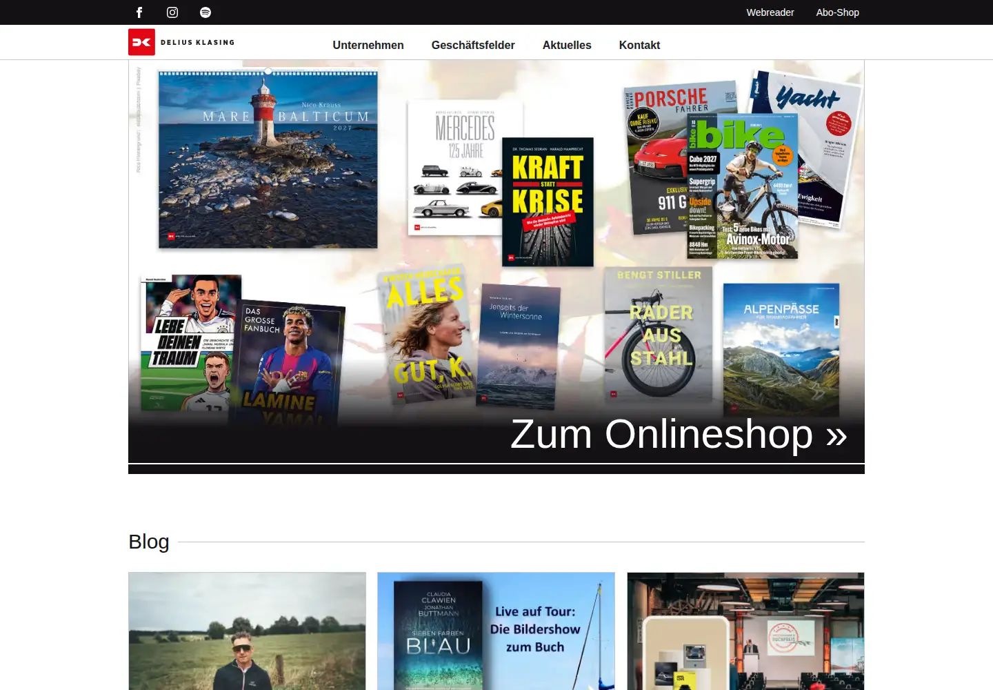 Screenshot of delius-klasing.de