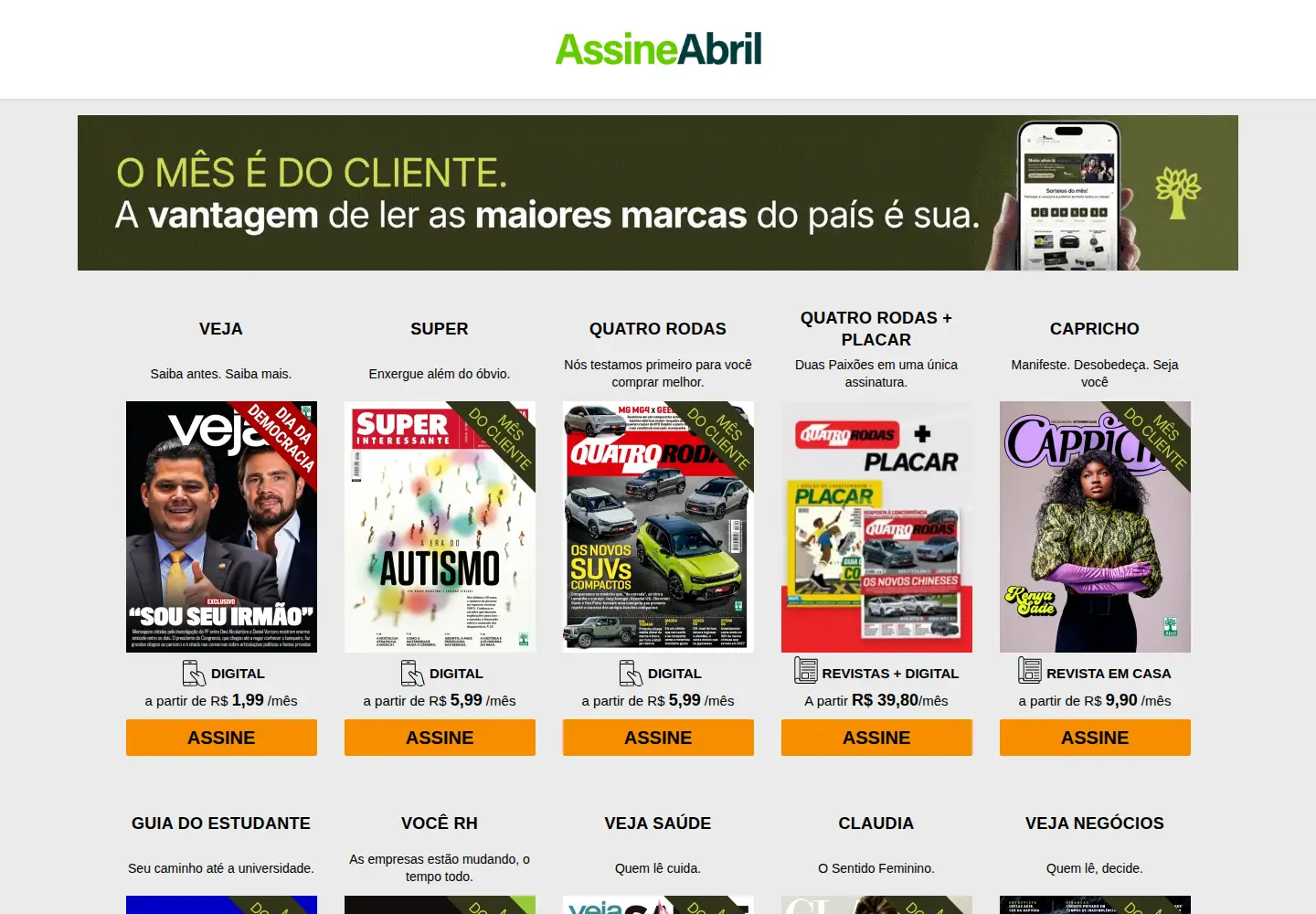Screenshot of abril.com.br