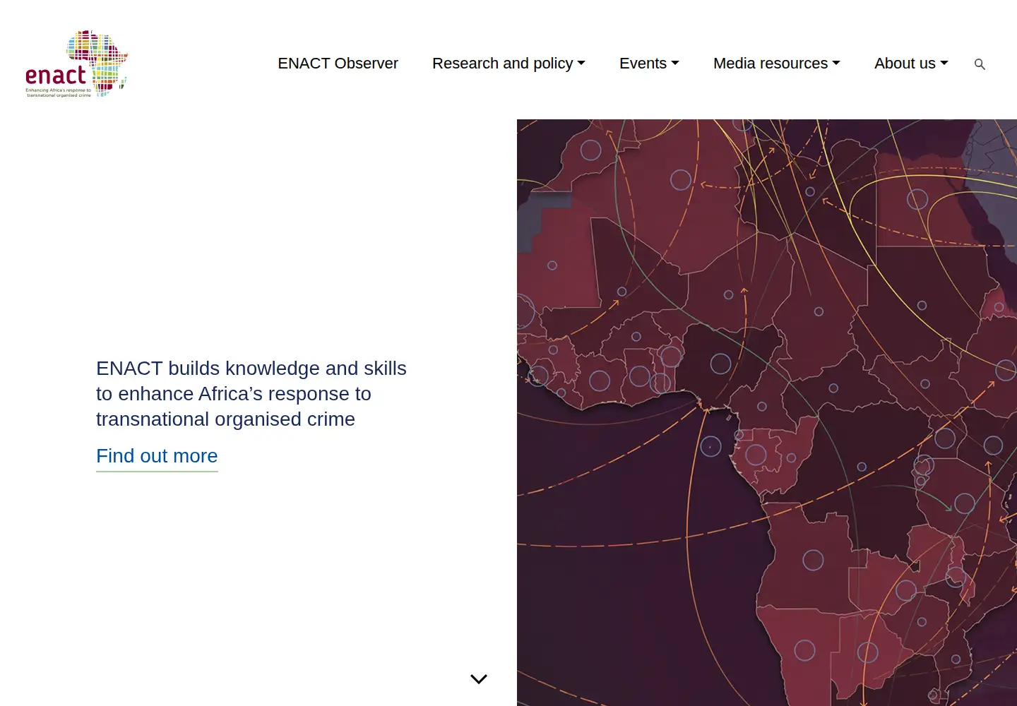 Screenshot of enactafrica.org