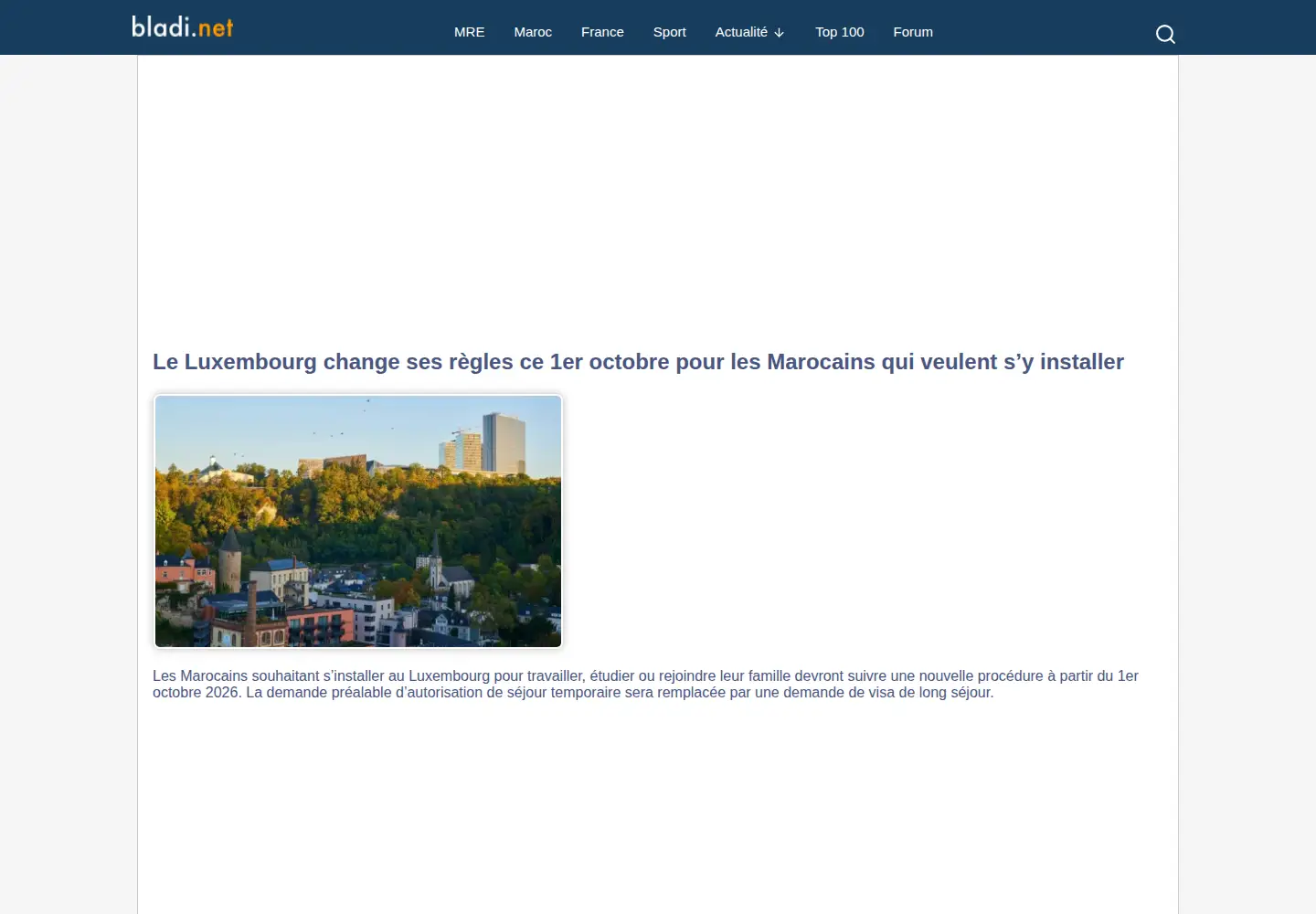 Screenshot of bladi.net
