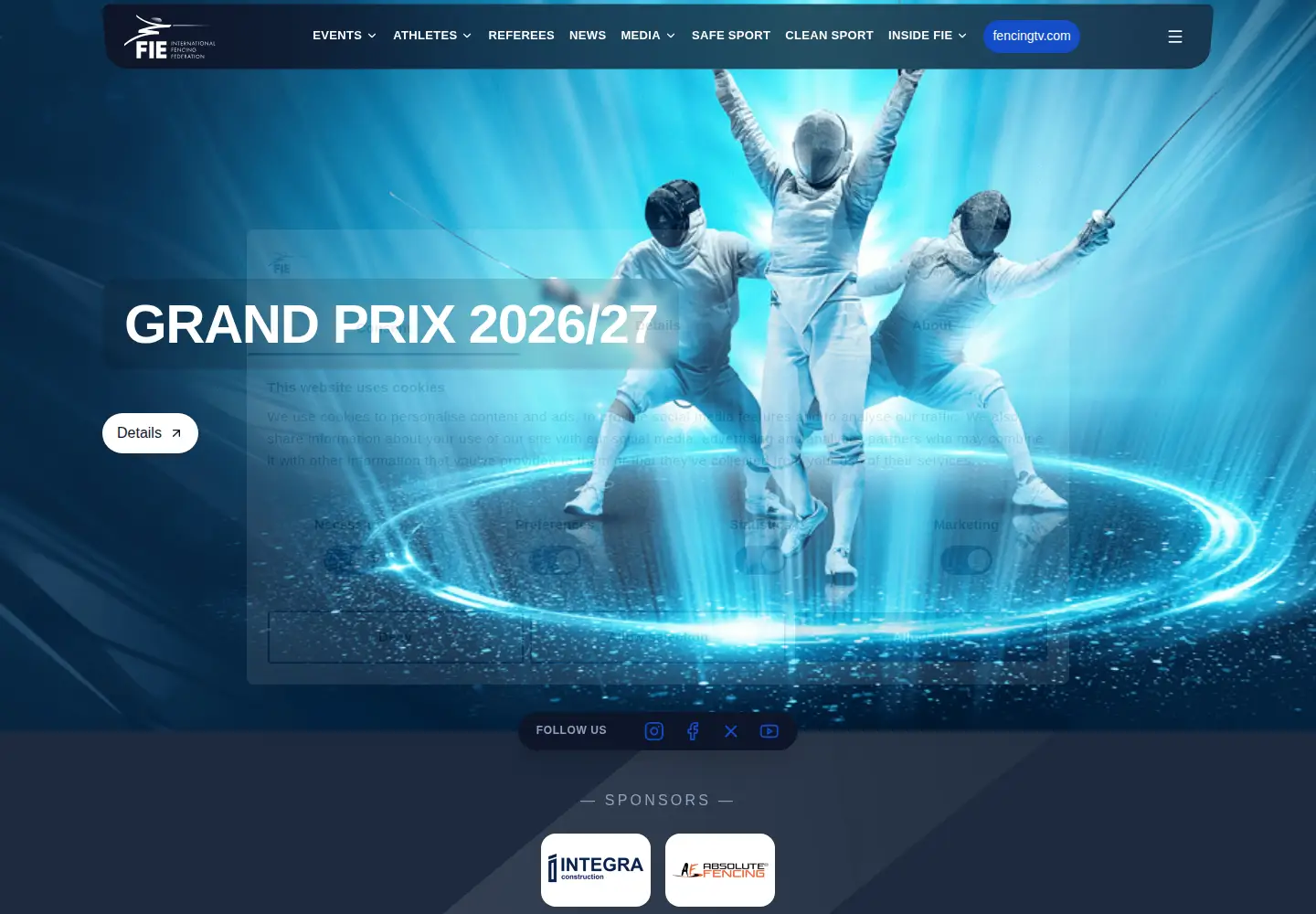 Screenshot of fie.org