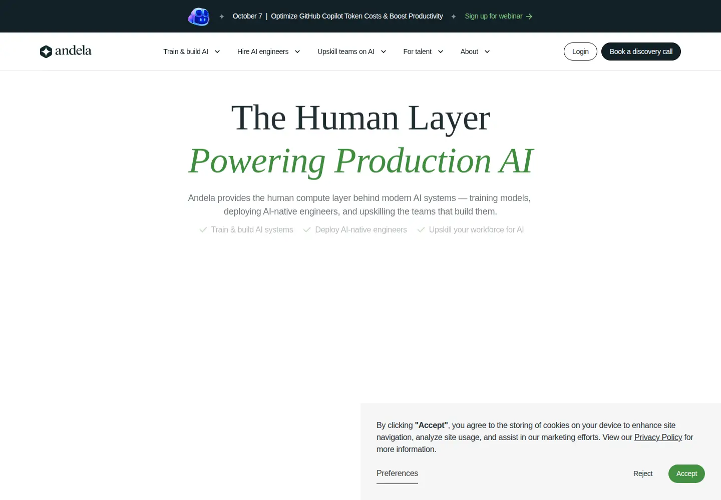Screenshot of andela.com