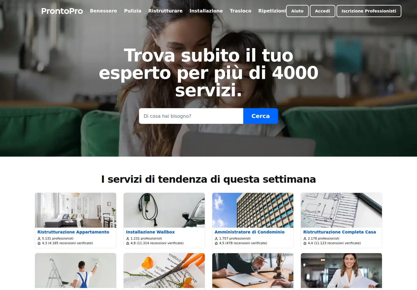 Screenshot of prontopro.it