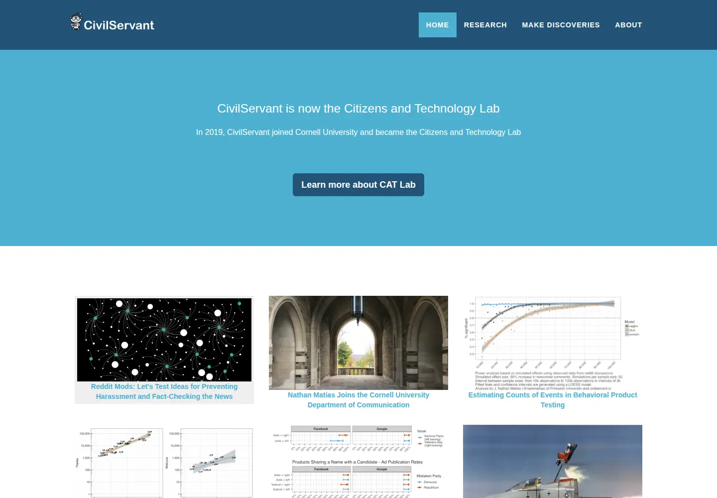 Screenshot of civilservant.io