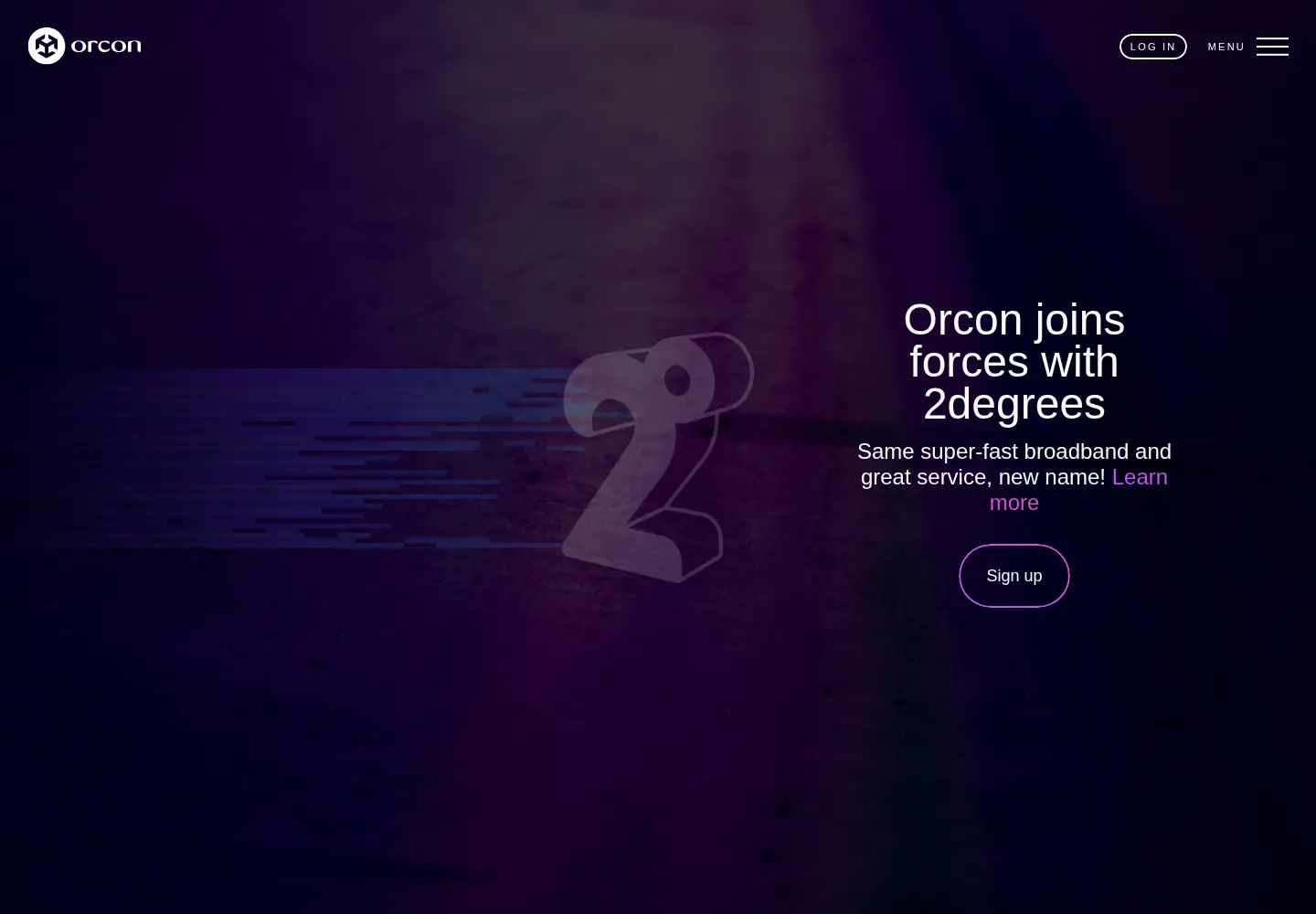 Screenshot of orcon.net.nz