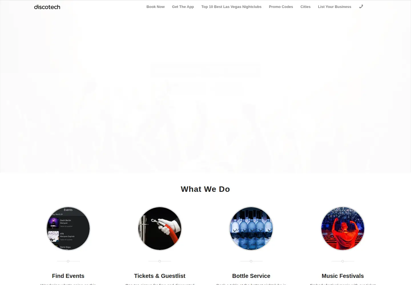 Screenshot of discotech.me