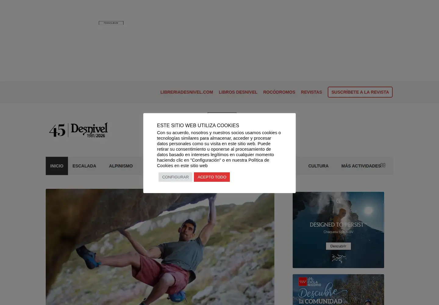 Screenshot of desnivel.com