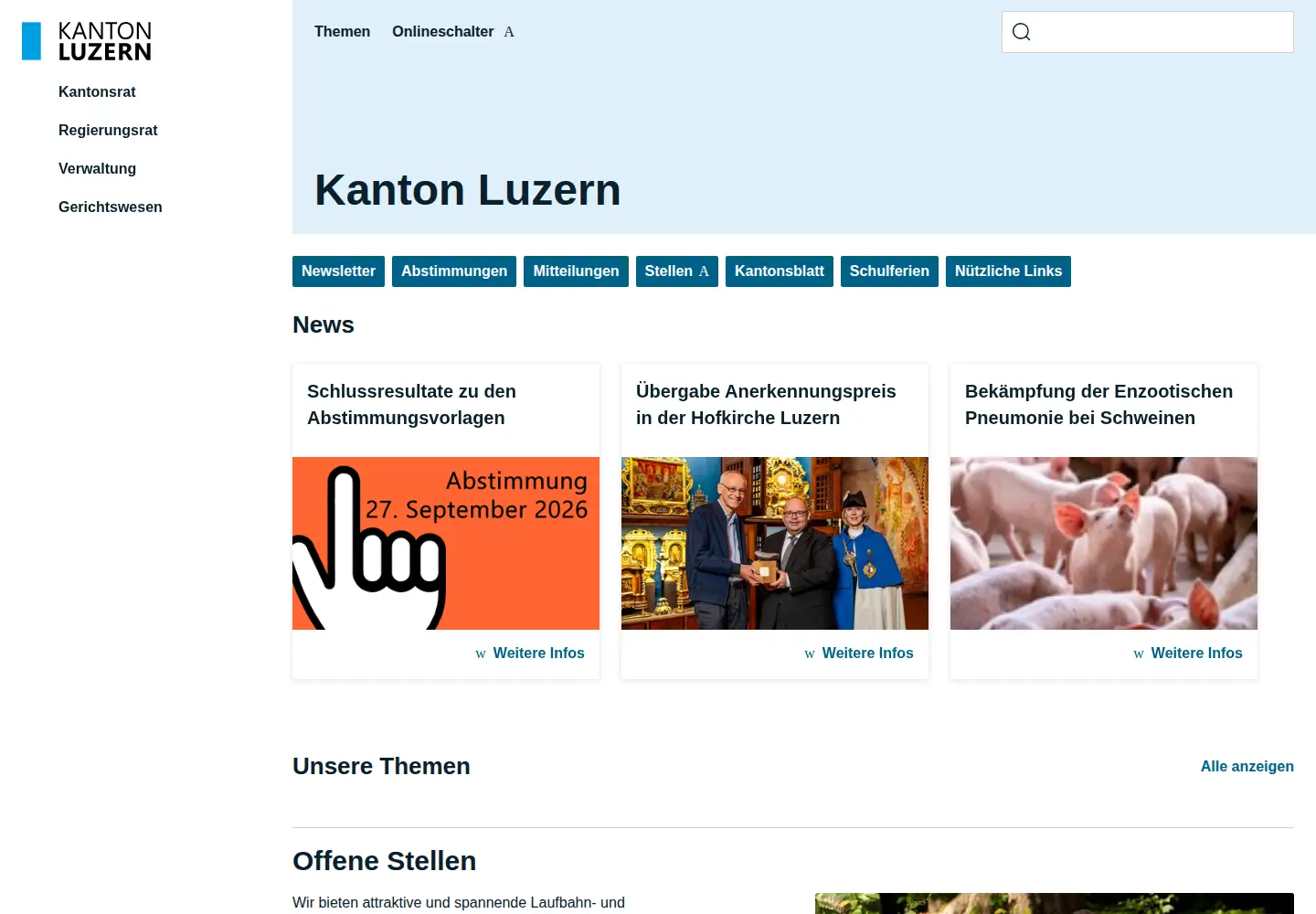 Screenshot of lu.ch