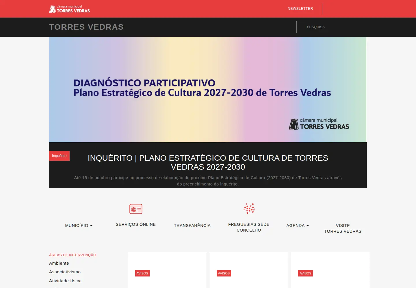 Screenshot of cm-tvedras.pt