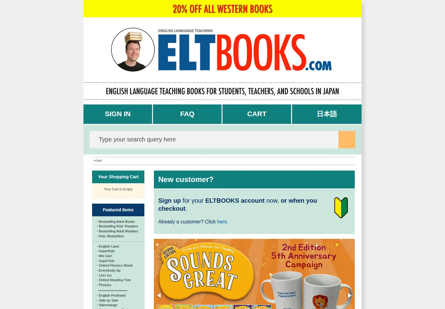 Screenshot of eltnews.com
