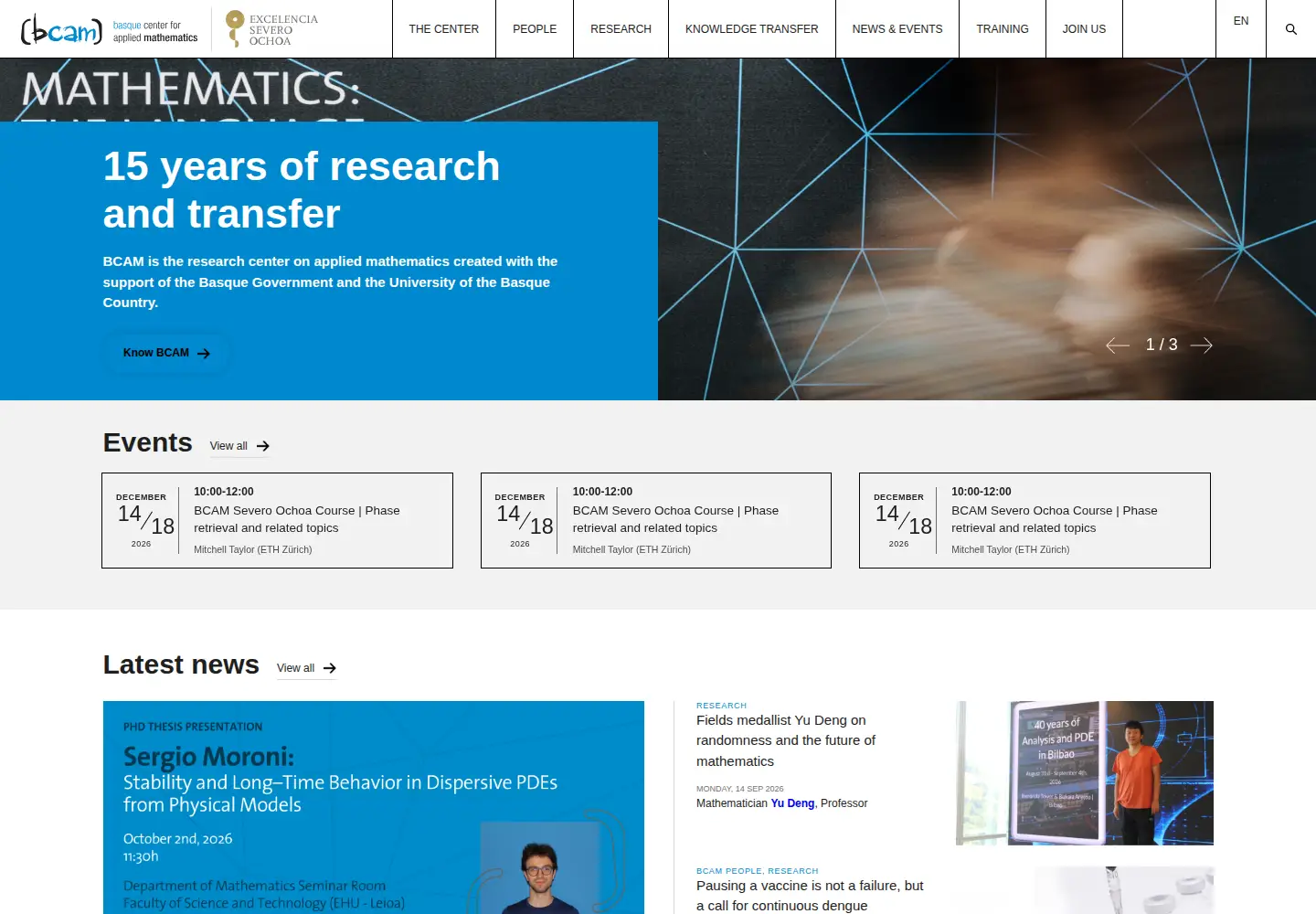 Screenshot of bcamath.org