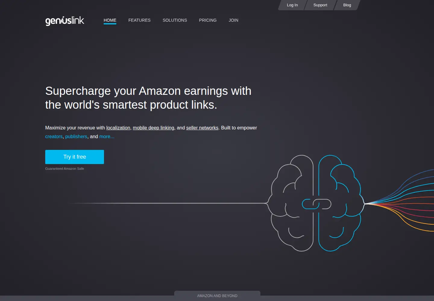 Screenshot of geni.us