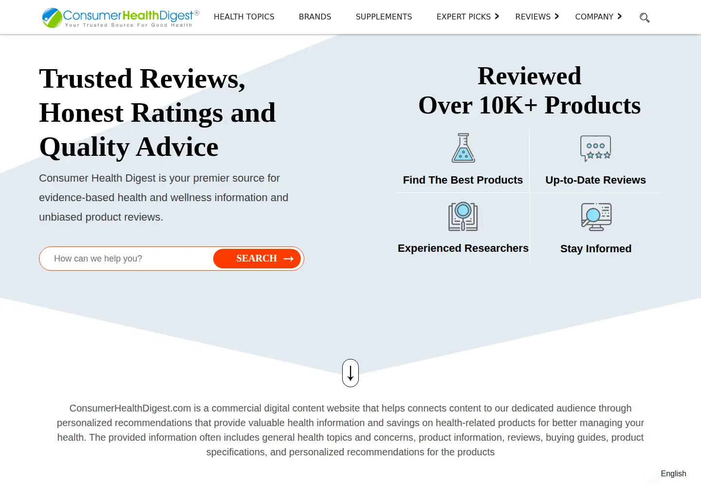 Screenshot of consumerhealthdigest.com