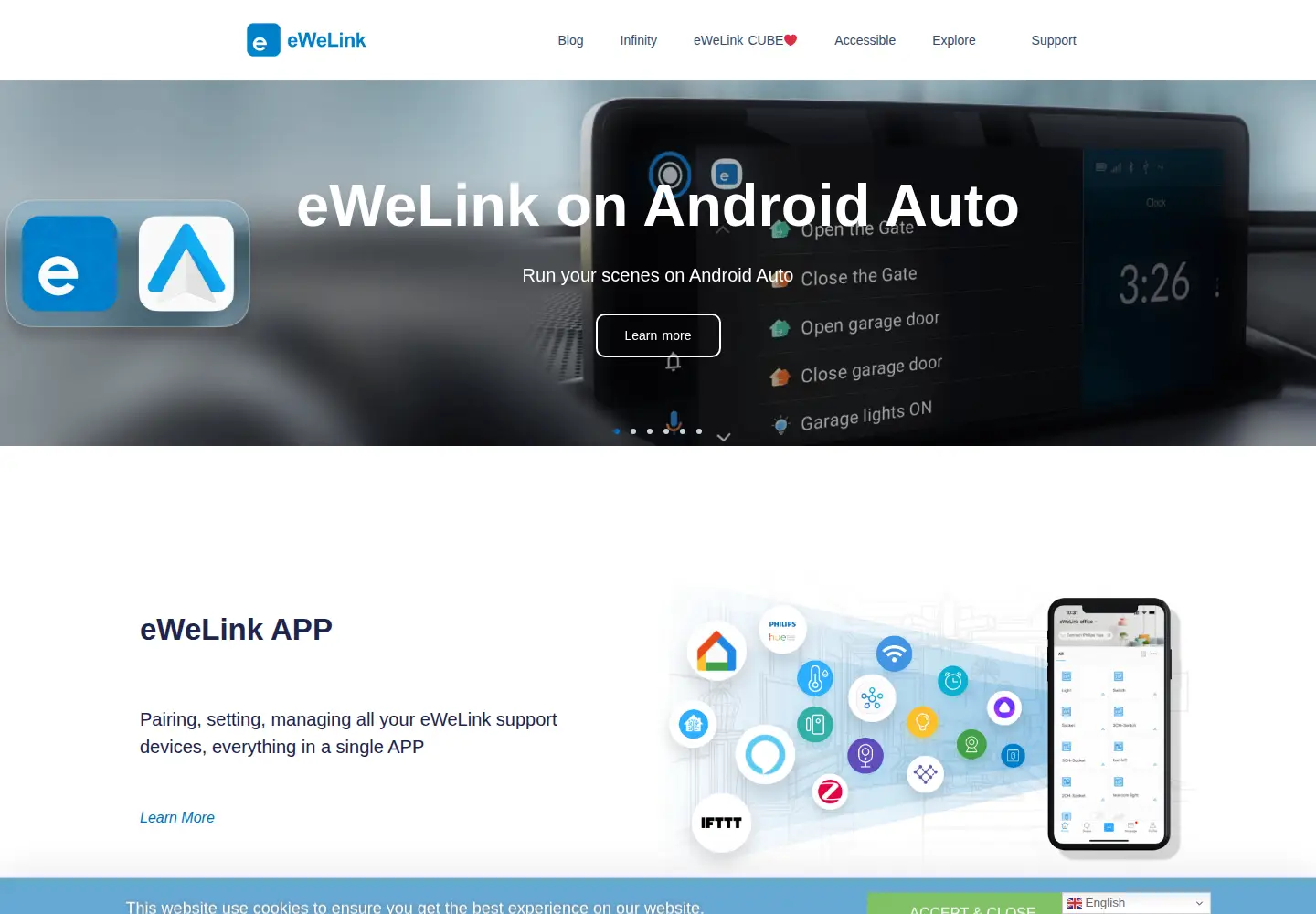 Screenshot of ewelink.cc