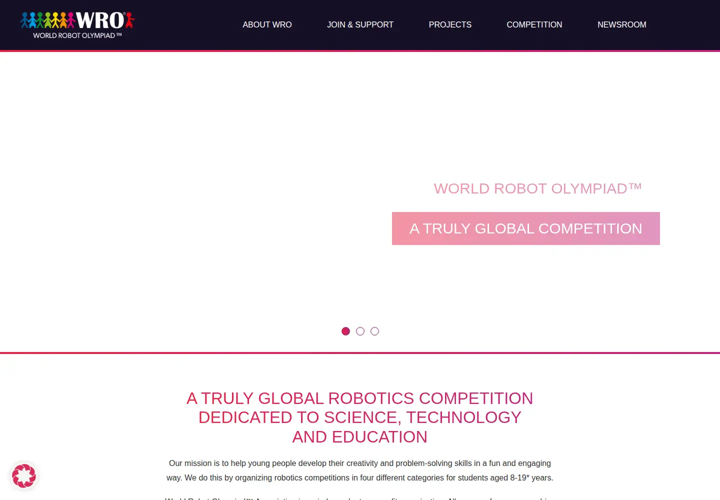 Screenshot of wro-association.org