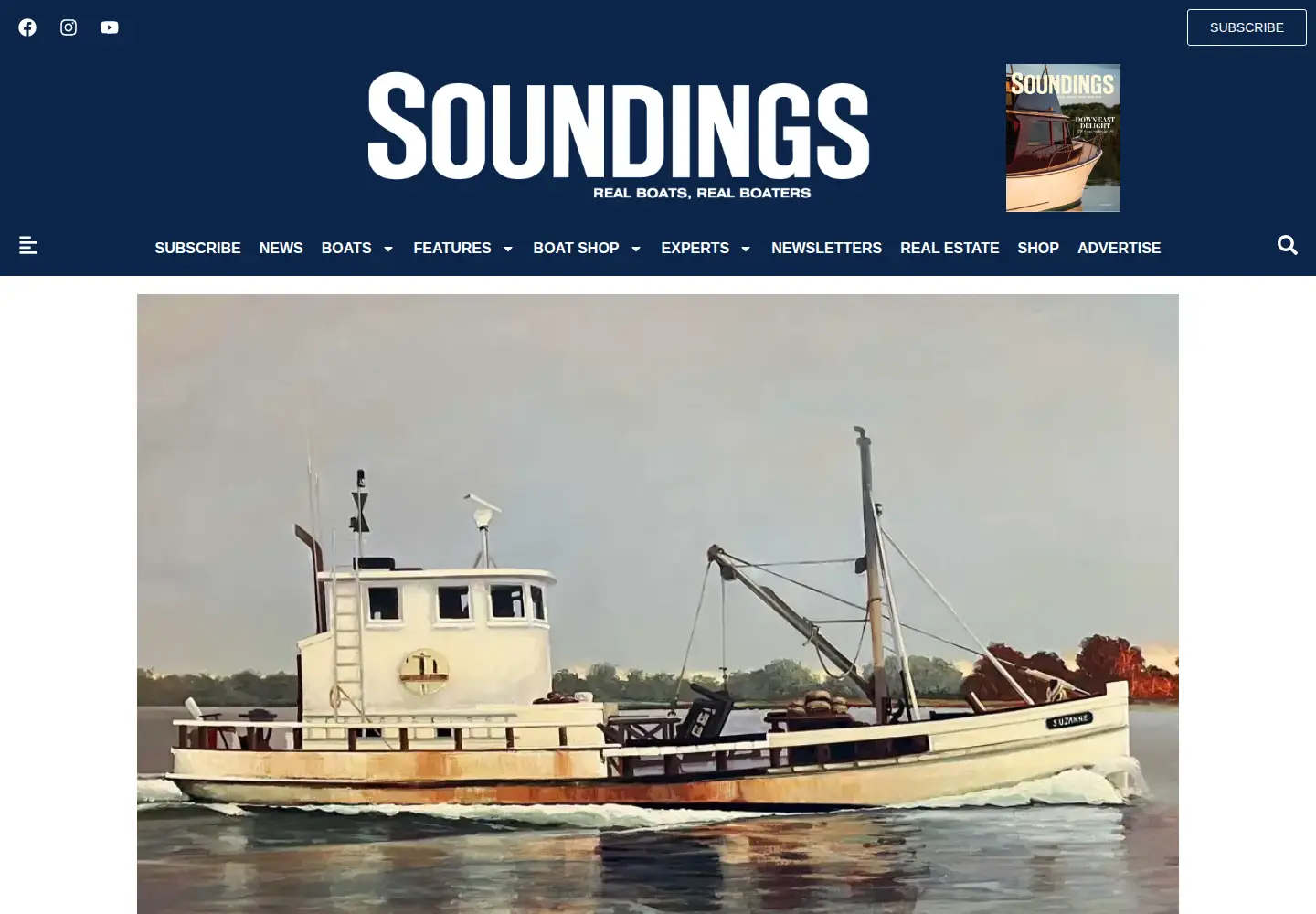Screenshot of soundingsonline.com