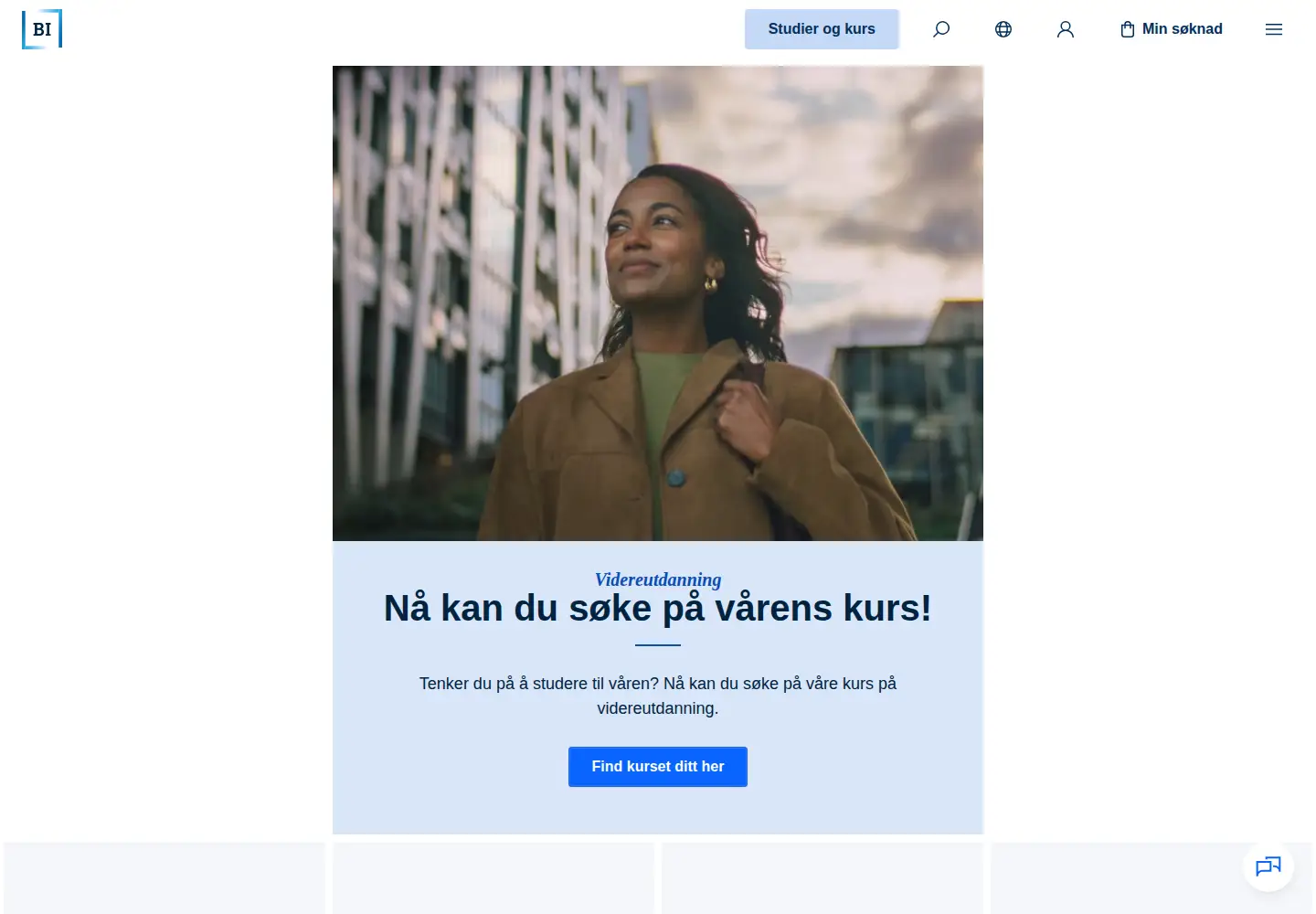 Screenshot of bi.no