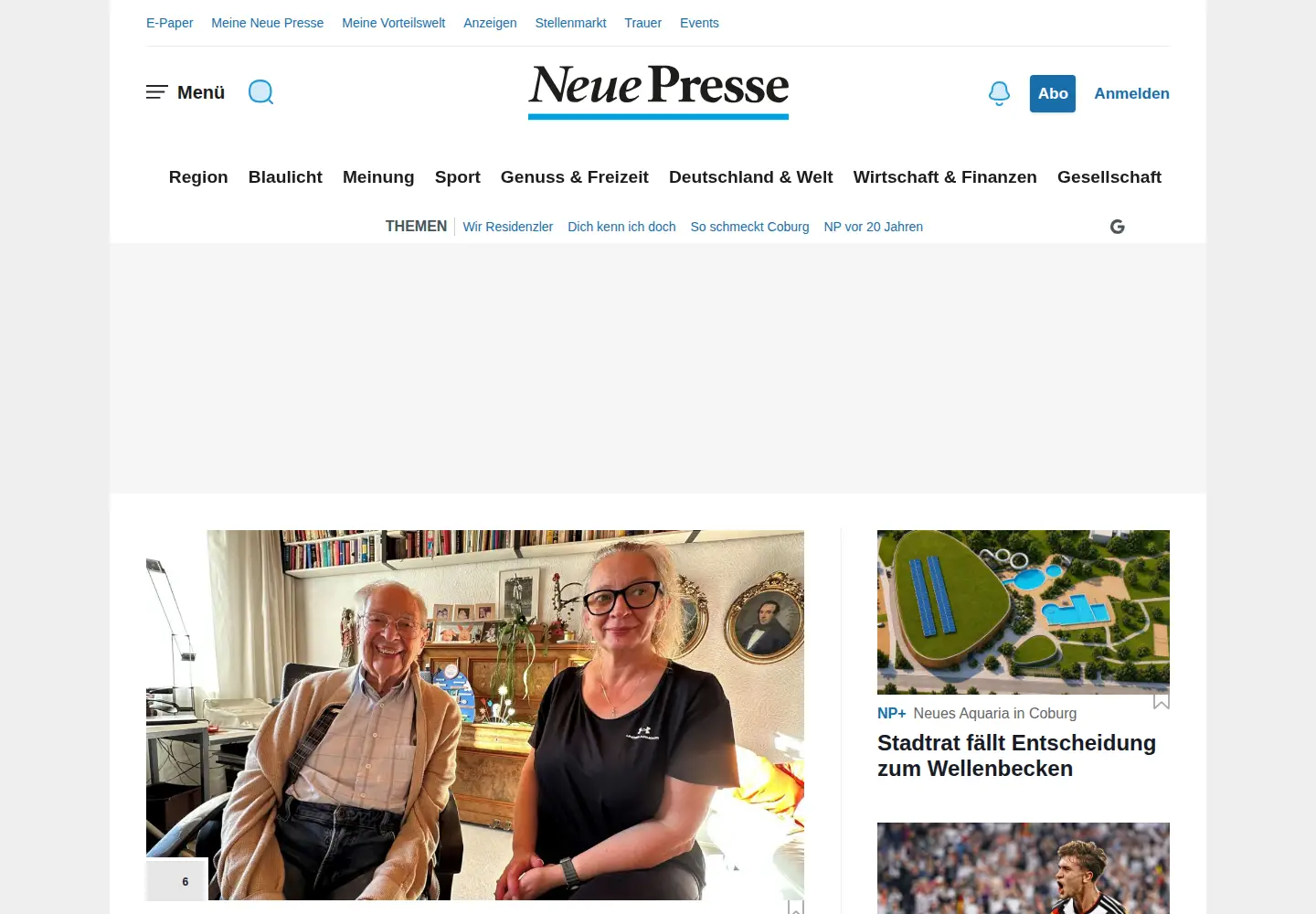 Screenshot of np-coburg.de