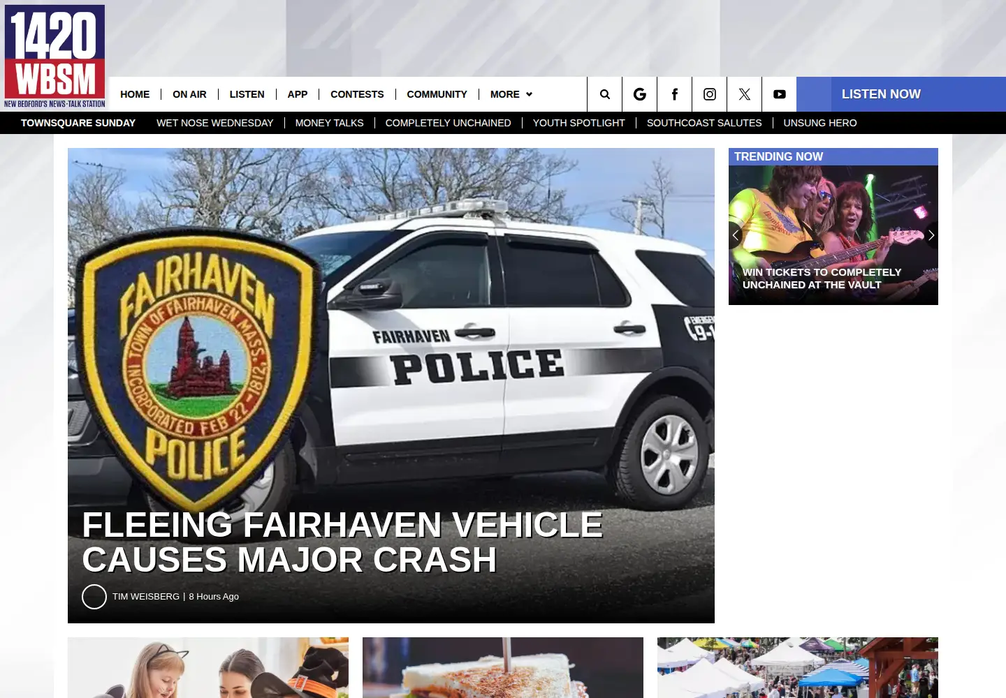 Screenshot of wbsm.com
