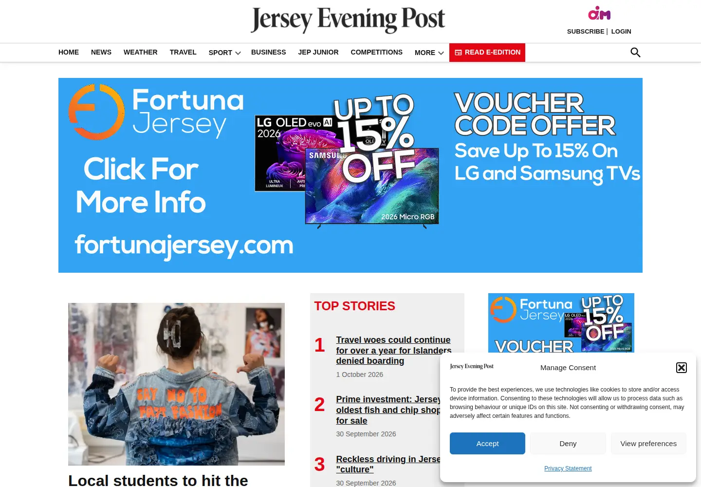 Screenshot of jerseyeveningpost.com