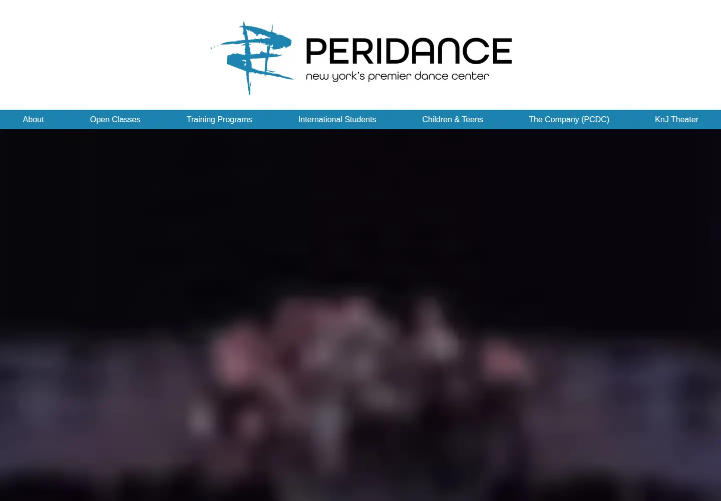 Screenshot of peridance.com