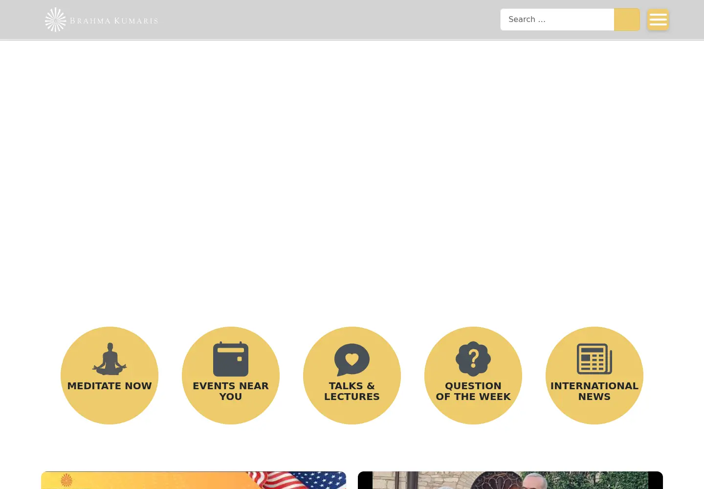 Screenshot of brahmakumaris.org