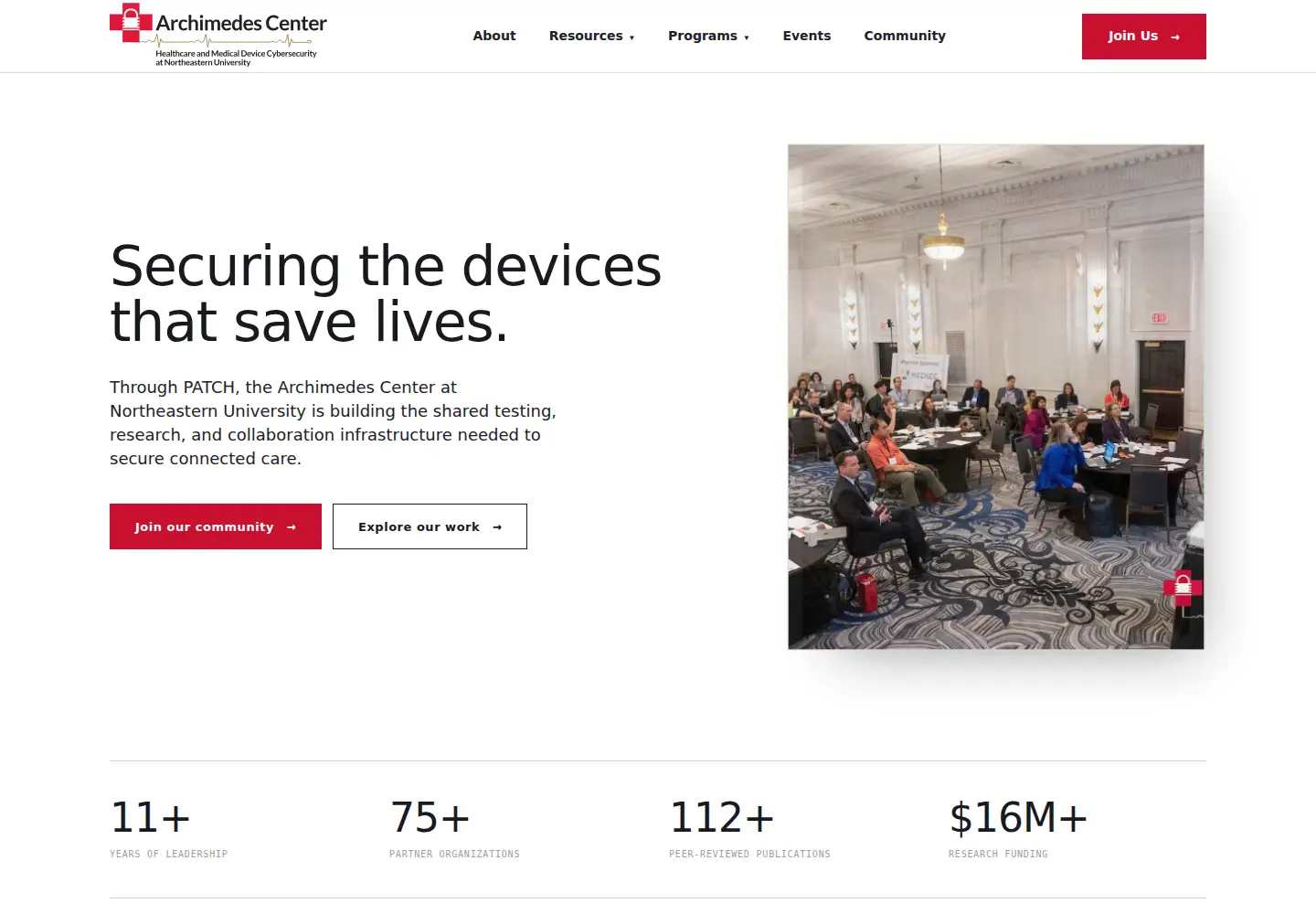 Screenshot of secure-medicine.org