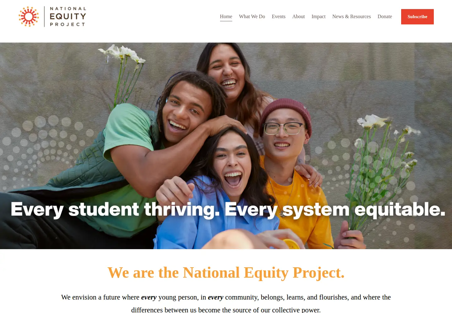 Screenshot of nationalequityproject.org