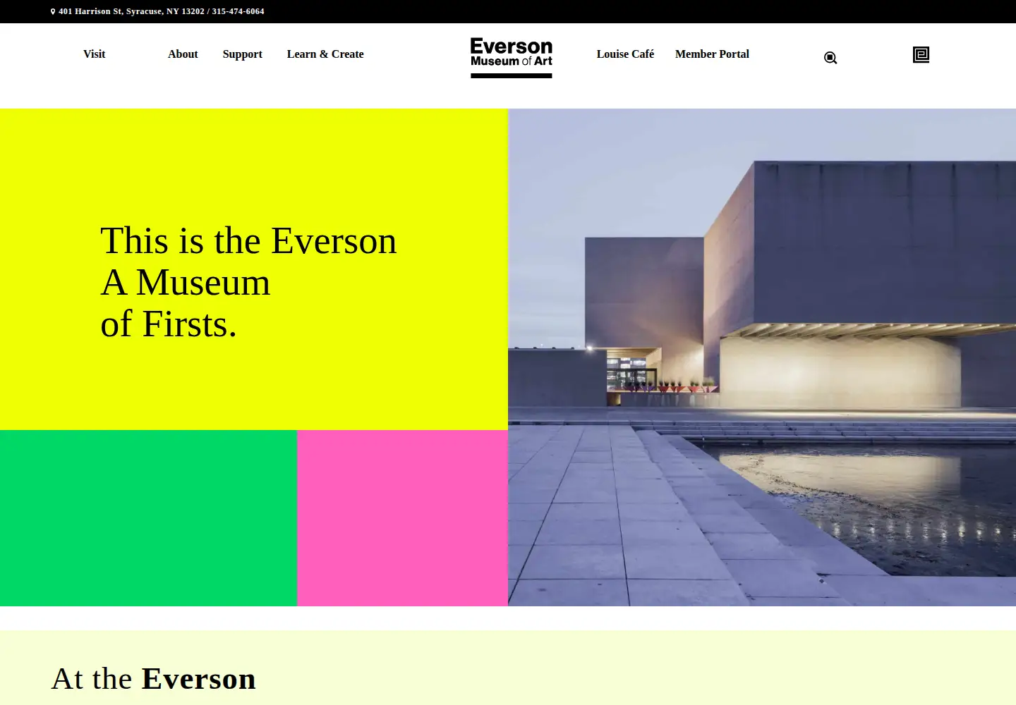 Screenshot of everson.org