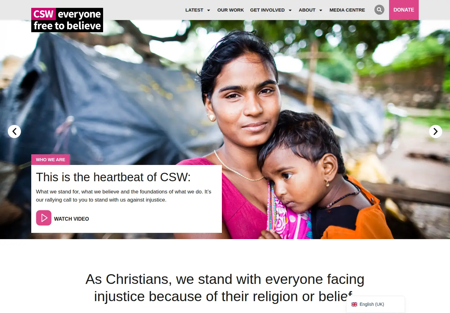 Screenshot of csw.org.uk