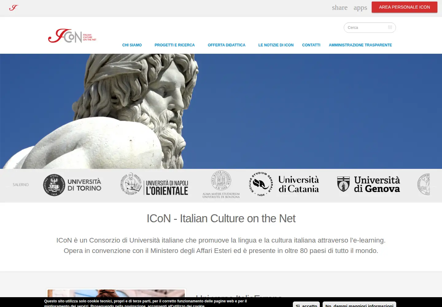 Screenshot of italicon.it