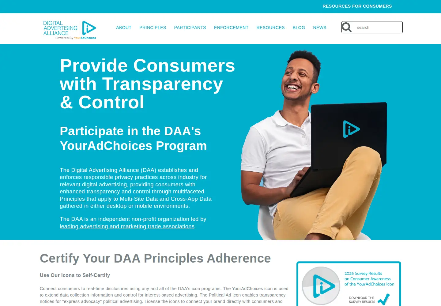 Screenshot of digitaladvertisingalliance.org