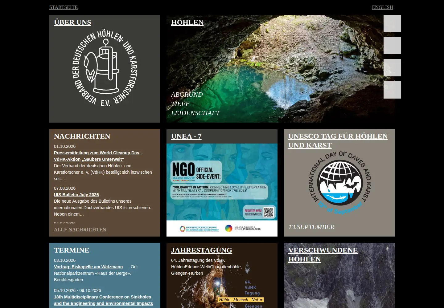Screenshot of vdhk.de