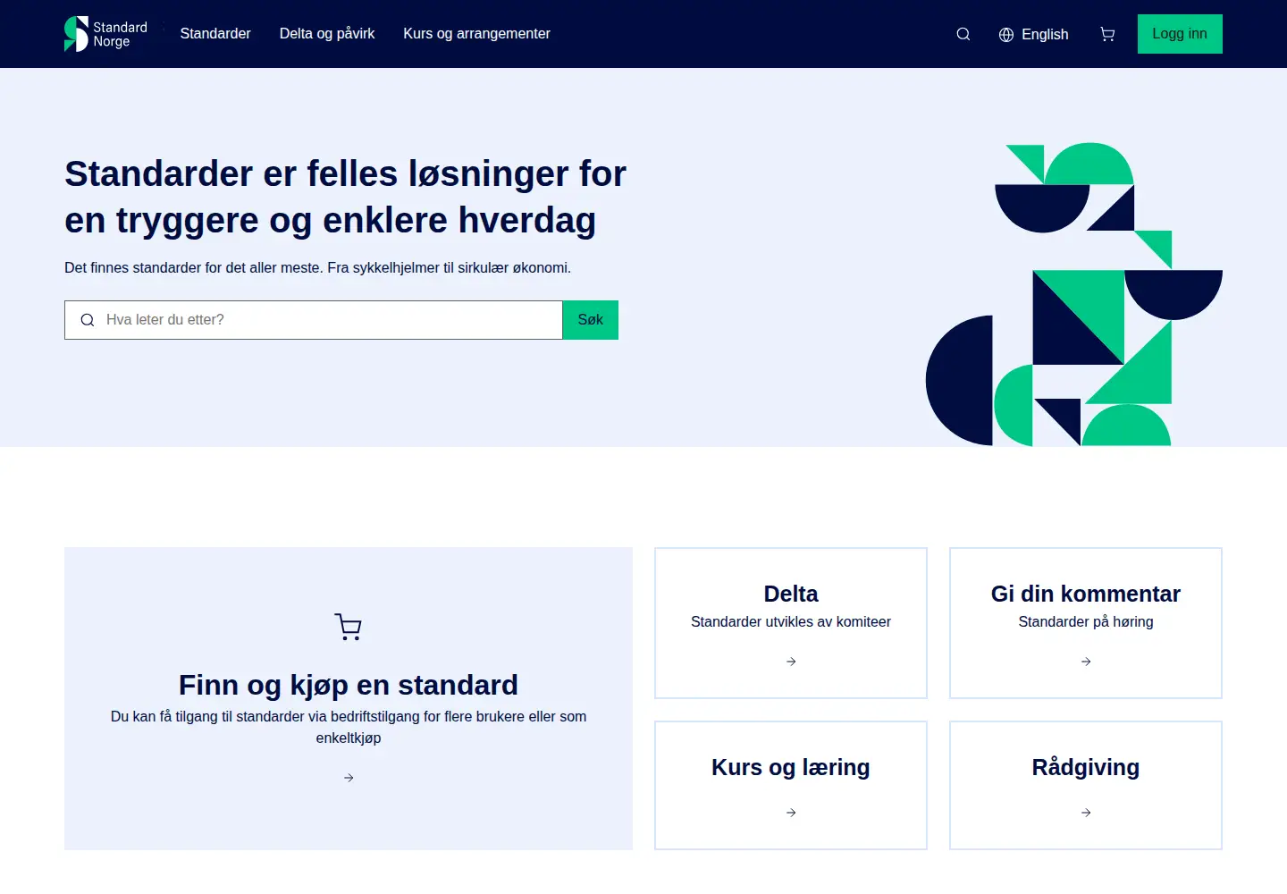 Screenshot of standard.no