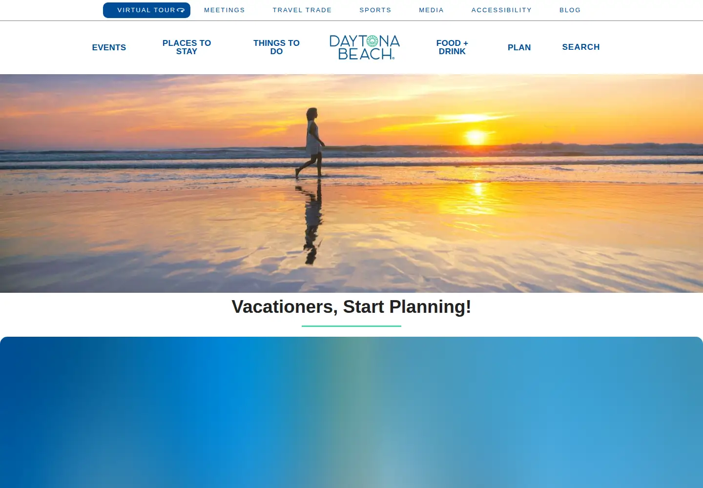 Screenshot of daytonabeach.com