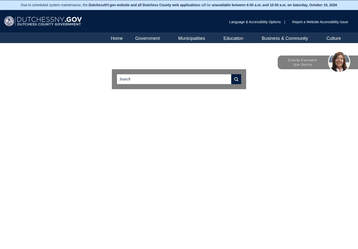 Screenshot of dutchessny.gov