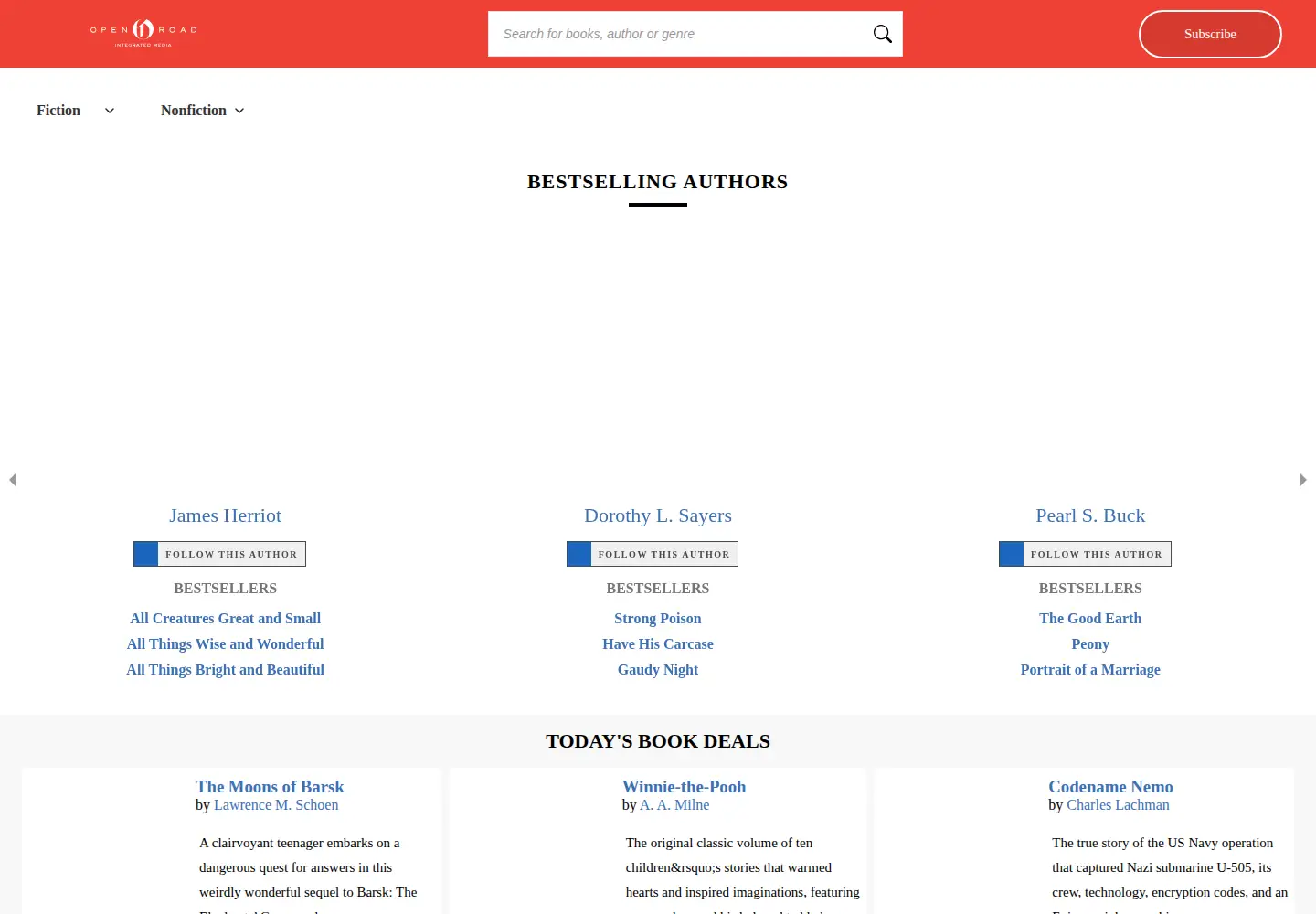Screenshot of openroadmedia.com