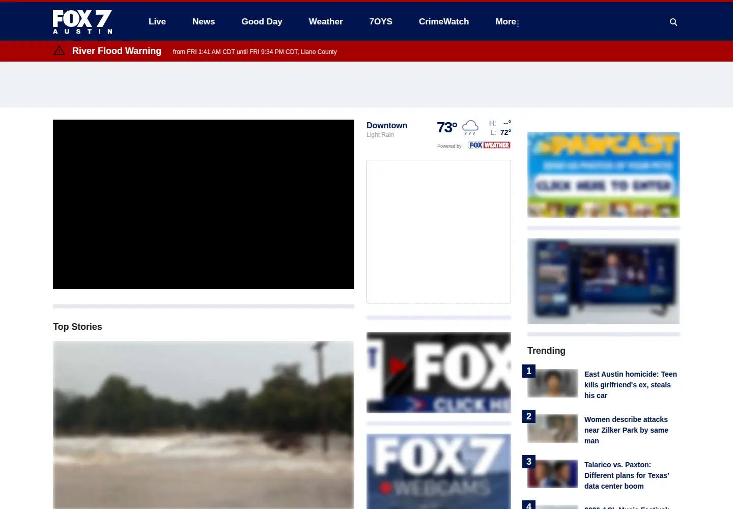 Screenshot of myfoxaustin.com