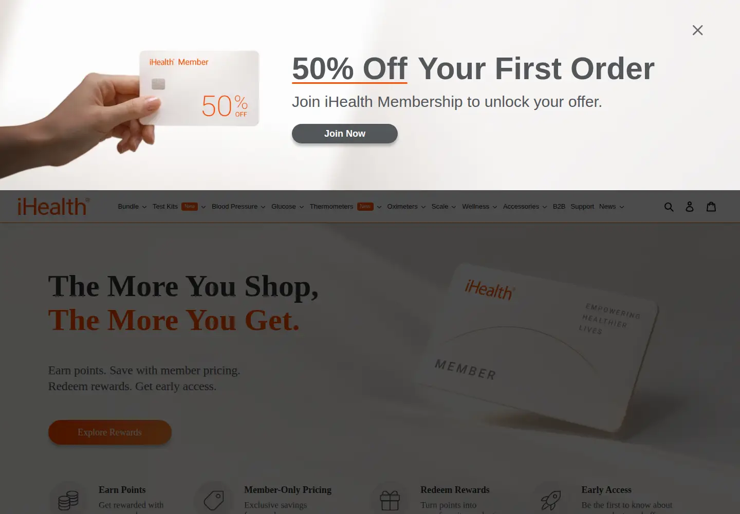 Screenshot of ihealthlabs.com