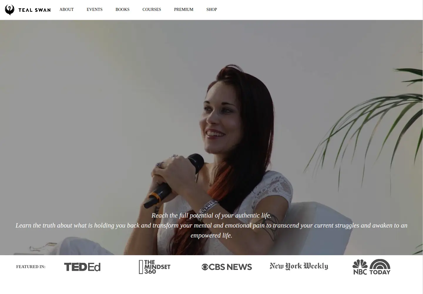 Screenshot of tealswan.com