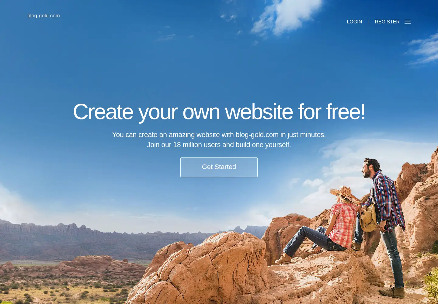 Screenshot of blog-gold.com