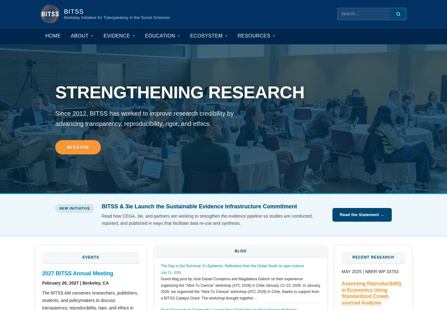 Screenshot of bitss.org