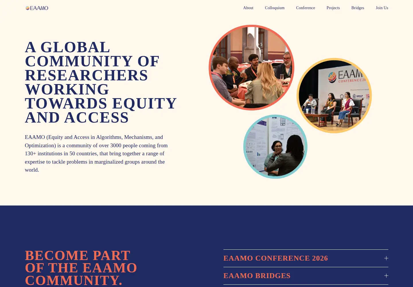 Screenshot of eaamo.org