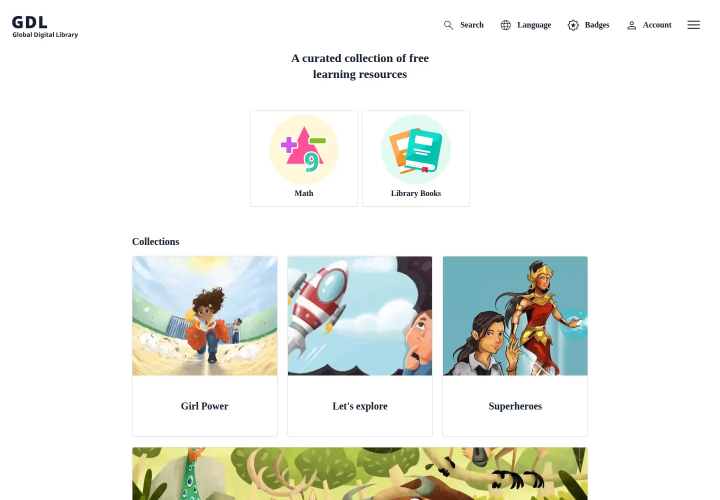 Screenshot of digitallibrary.io