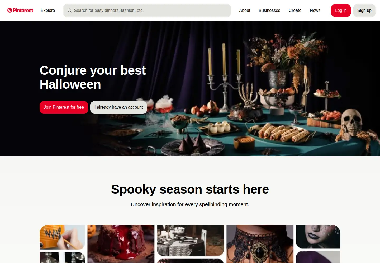 Screenshot of pinterest.ca