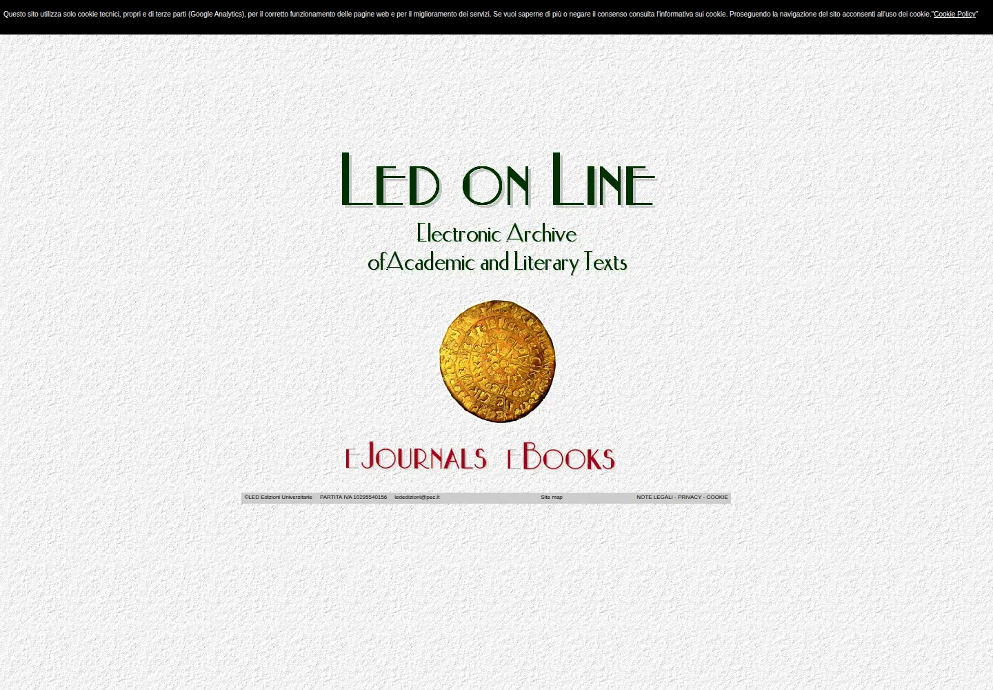Screenshot of ledonline.it