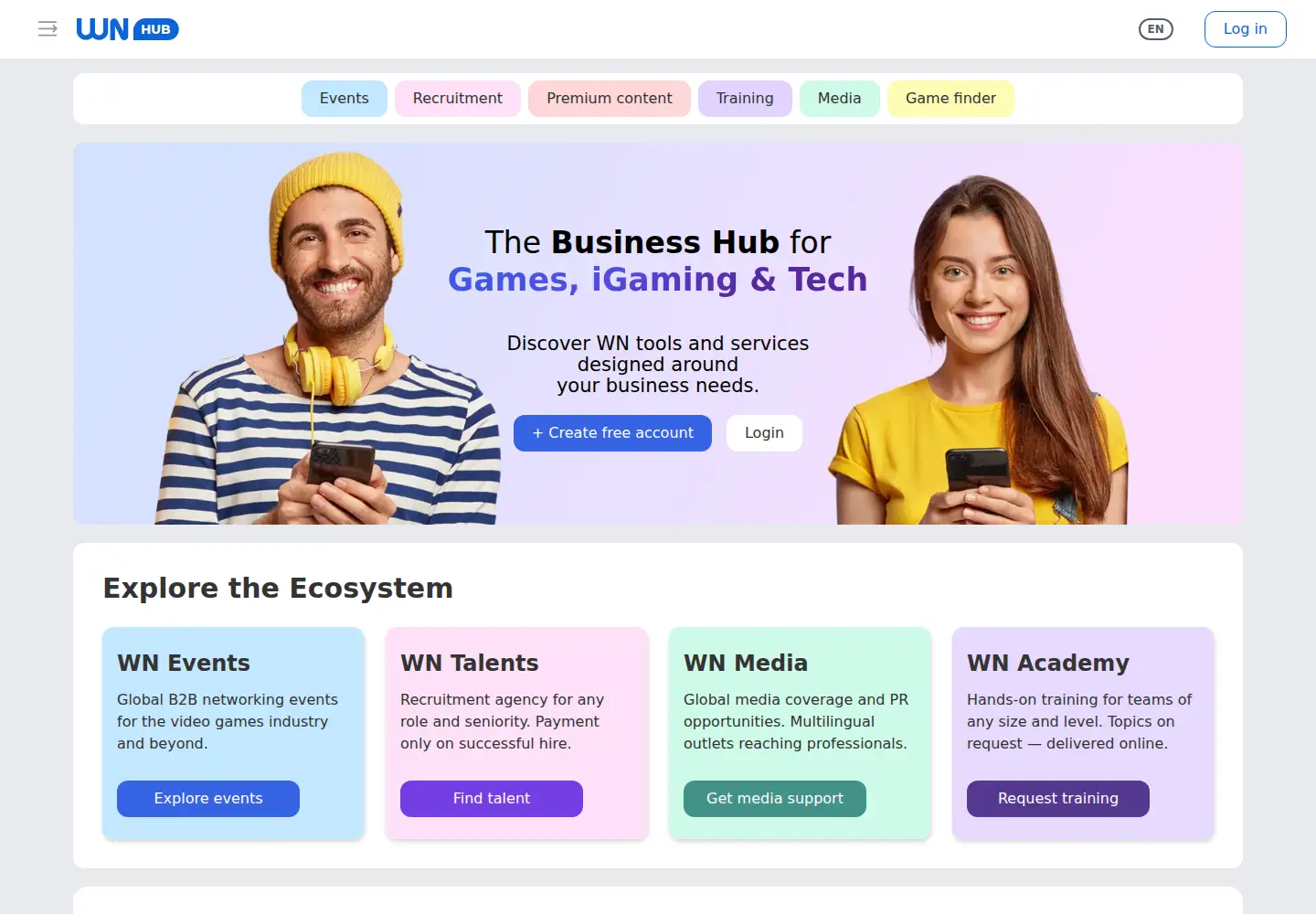 Screenshot of wnhub.io