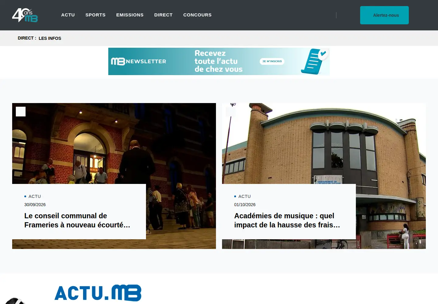 Screenshot of telemb.be