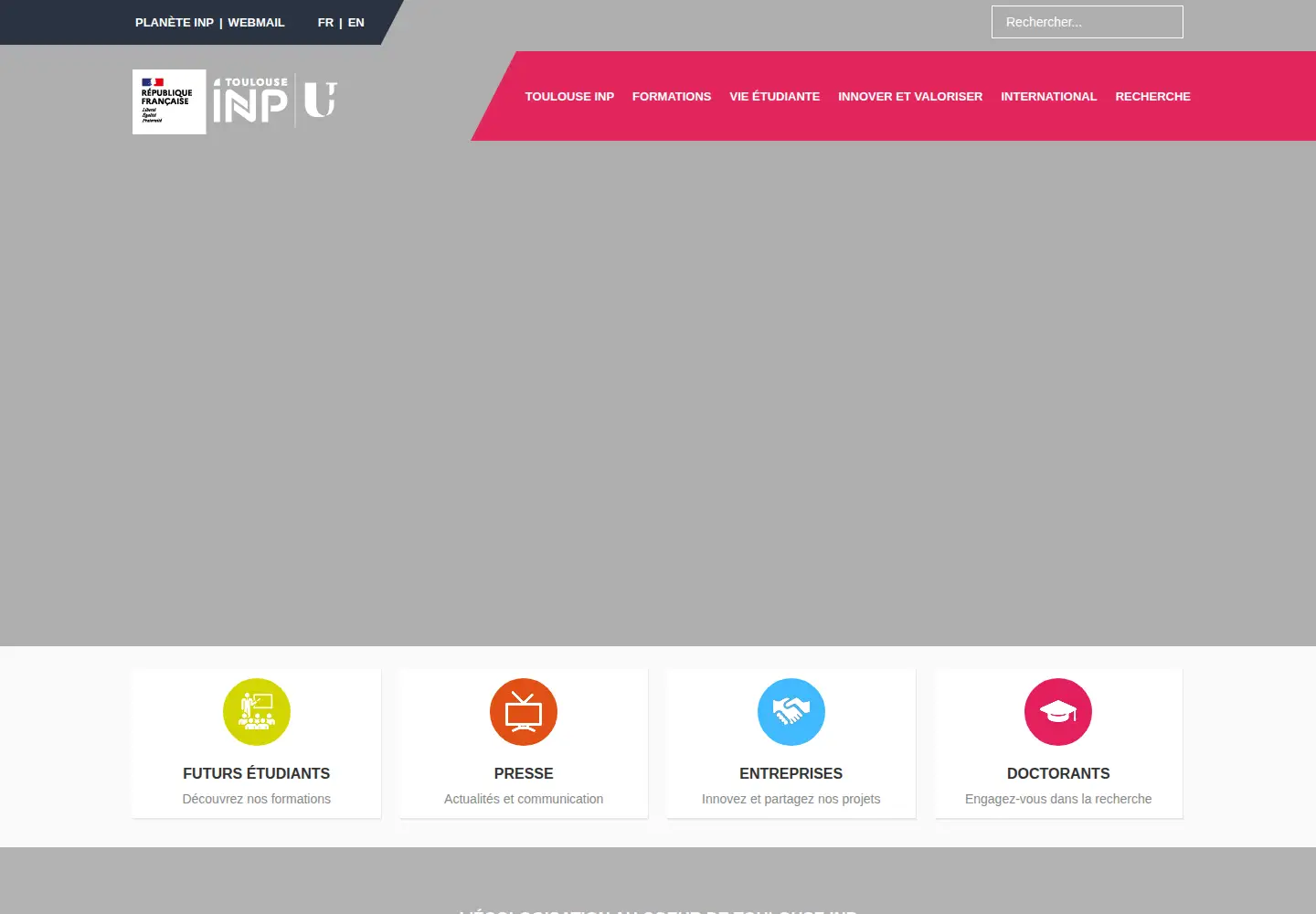 Screenshot of inp-toulouse.fr