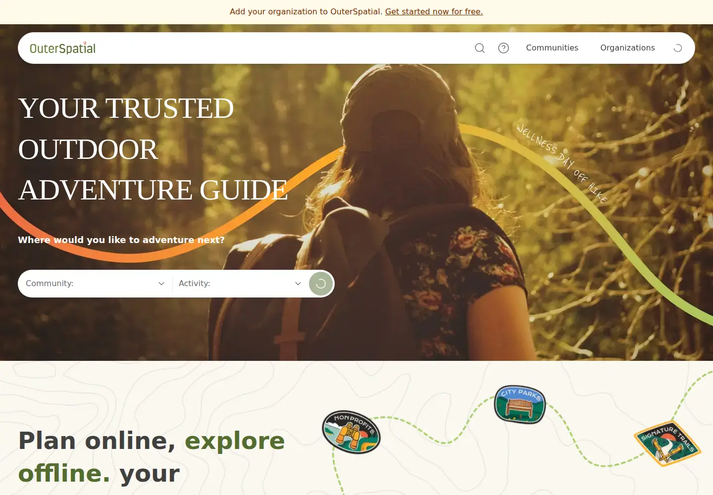 Screenshot of outerspatial.com